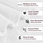 Couverture Douce pour Bébé Personnalisée avec Nom Motif Golf Cadeau Baby Shower d'Anniversaire pour Nouveau-né