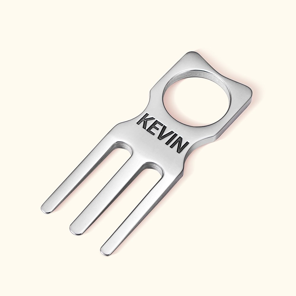 Porte-Cigarette Personnalisé avec Nom Gravé Accessoire pour Golf Cadeau Anniversaire pour Golfeur Amoureux de Sport