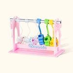 Personalized Bow Design Tumbler Straw Cover Storage Holder with Name Accessories for Stanley Birthday Cup Birthday Gift