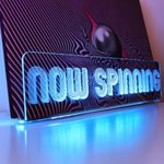 Personalized Color Changing Acrylic Vinyl Record Storage Display Stand Birthday Gift for Music Lover