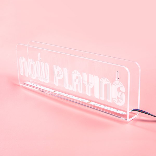 Color Changing Vinyl Record Storage Display Stand