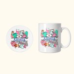 Personalized Medical Elements 11oz Ceramic Mug with Multicolour Name Appreciation Graduation Gift for Nurse Doctor Medical Student