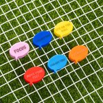 Amortisseurs de Vibrations pour Tennis Personnalisés avec Textes Équipement de Tennis Lot de 6 Cadeau pour Amoureux du Tennis