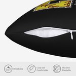 Personalisierte Multicolor Softball werfen Kissenbezug mit Name und Nummer Geburtstag Housewarming Geschenk für Softball Sportliebhaber