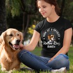 Personalised Multicolor Dad Mom of A Spoiled Rotten Dog Cat 100% Cotton T-shirt with Name Available Birthday Gift for Pet Lovers