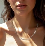 Personalized Minimalist Multiple Name Necklace with 1-6 Names and Icon Birthday Mother's Day Jewellery Gift for Women