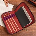 Personalized Watercolour Birth Flower Leather Notebook Organizer with Name and Notebook Travel Accessories Birthday Gift for Travel Lovers