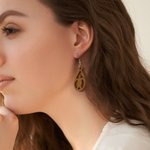 Personalized Sea Turtles Beach Heart Ceramic Ring Dish with Initials and Turtle Earrings Wedding Engagement Valentine's Day Gift for Women