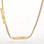 Personalized Minimalist Multiple Name Necklace with 1-6 Names and Icon Birthday Mother's Day Jewellery Gift for Women