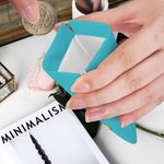 Personalised Retro Wildflower Mrs Coin Earphones Leather Squeeze Pouch Storage Bag with Name Bridal Shower Teacher Appreciation Gift for Women