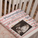 Personalisierte Multicolor Streifen Ich liebe dich schon so Baby Foto weiche Decke mit Namen Schwangerschaft Baby Dusche Geschenk für erste Papa Mama