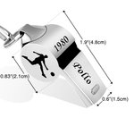 Personalised Engraved Baseball Football Basketball Symbol Name Whistle with Lanyard School Outdoor Sport Supplies Gift for Coach Trainer