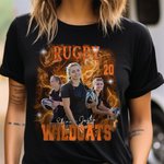 Personalised Vintage Bootleg Style Ball Games Photo Unisex T-Shirt Sweatshirt with Text Birthday Anniversary Gift for Sports Lovers