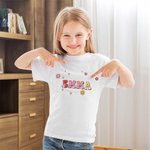 Personalised American Sign Language 100% Cotton Kids Adult T-Shirt with Name Deaf Pride Gift for Hearing Impairment ASL Interpreter