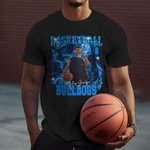 Personalised Vintage Bootleg Style Ball Games Photo Unisex T-Shirt Sweatshirt with Text Birthday Anniversary Gift for Sports Lovers