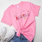 Personalised American Sign Language 100% Cotton Kids Adult T-Shirt with Name Deaf Pride Gift for Hearing Impairment ASL Interpreter