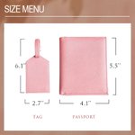 Personalized Airplane Heart Route Leather Passport Holder Luggage Tag Set with Initials Birthday Honeymoon Gift for Couple Travel Lover