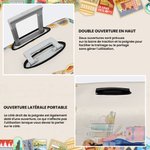 Couverture de Bagage Personnalisée avec Nom et Vue de Dos Femme Style A Gril Who Really Loved Traveling Cadeau pour Femme Amoureuse de Voyage