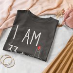 Personalised I am 29 Plus Middle Finger 100% Cotton T-shirt with Age Funny Birthday Party Gift for Family Friend