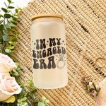 Personalisierte In meinem verlobten Ära 20oz mattiert kann Glasbecher mit Namen Brautdusche Verlobungsgeschenk für sie