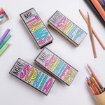 Personalized Dalmatian Spots Colourful Doodle Letter Whiteboard Chalkboard Rubber with Title and Name Back to School Thank You Gift for Teacher