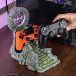 Portal Aventurero Personalizado Soporte LED Ajustable para Auriculares y Mando con Nombre Accesorio de Escritorio Regalo de Cumpleaños para Amantes de los Juegos