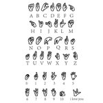 Personalised American Sign Language 100% Cotton Kids Adult T-Shirt with Name Deaf Pride Gift for Hearing Impairment ASL Interpreter