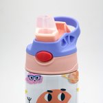 Bouteille Isotherme 350ml Personnalisée avec Photo de Visage Initiale Nom Cadeau Anniversaire Retour à l'École pour Enfant