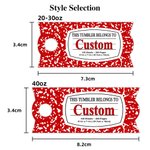 Personalized Glitter Marbled Composition Book Design Acrylic Name Tag Lid Topper Accessories for Stanley Back to School Appreciation Gift for Teacher