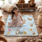 Personalized Classic Winnie the Pooh Soft and Warm Throw Blanket with Name Christmas Baby Shower Children's Day Gift for Baby Kids