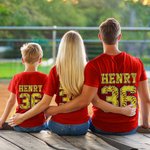 Personalisierte Softball 100% Baumwolle Unisex Kind Erwachsene T-Shirt mit Namen und Nummer Geburtstag Spieltag Geschenk für Softball Sportliebhaber