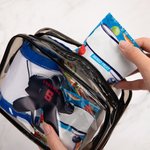 Personalized Hockey Athlete Character Clear Snack Bag with Name and Number Birthday Sport Accessories Gift for Hockey Lover