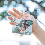 Personalized Car Air Freshener Ornament Photo Fragrance Car Interior Decor Valentine's Day Memorial Gift for Couple Friend