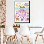 Personalised Stay Wild Positive Affirmations 1000 Pieces Photo Wooden Jigsaw Puzzle with Safari Animals and Name Birthday Educational Gift for Kids