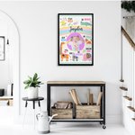 Personalised Stay Wild Positive Affirmations 1000 Pieces Photo Wooden Jigsaw Puzzle with Safari Animals and Name Birthday Educational Gift for Kids