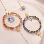 Personalized Moon and Sun Crystal Suncatcher with Photo and Text for Window Hanging Home Decor Birthday Housewarming Memorial Gift for Family Friend