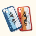 Personalized Retro Nostalgic Mixtape Phone Case for iPhone with Name Birthday Gift for Girlfriend Boyfriend