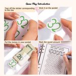 Personalized Multicolour Birth Flower 100 Envelopes Money Saving Challenge A5 Binder with Name Birthday Budget Accessories Gift for Family