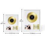 Personalized Vinyl Record Frame with Text and Photo Home Decoration Wedding Anniversary Memorial Gift for Couple