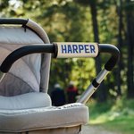 Personalised Multicolor Shadow Monogram Set of 2 Luggage Handle Wrap Identifier with Contact Card Travel Accessories Birthday Gift for Travel Lovers