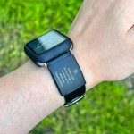 Étiquette d'Alerte Médicale Personnalisée avec Texte Accessoire pour Bracelet de Montre Smartwatch Cadeau de Sport pour Coureur Athlétique Grimpeur
