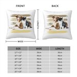 Funda de cojín personalizada con foto de mascota y nombre Regalo de condolencia para amantes de perros y gatos