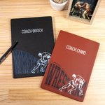 Personalized Wrestling Theme Leather Low Profile Clipboard with Name End of Season Retirement Appreciation Gift for Coach Team Manager