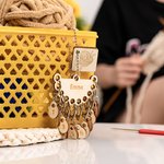 Personalized Removable Wooden Counting Number Stitch Markers Charm with Engraved Name and Holder Birthday Gift for Crochet Knitting Lovers