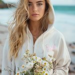 Henkilökohtainen Mrs Bride Zip Up huppari Glitter nimi ja päivämäärä häät Bridal Shower lahja morsian