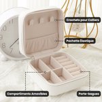 Boîte à Bijoux Personnalisée avec Dessin Femme et Nom Thème It Takes A Big Heart To Shape Little Minds Cadeau Rentrée Scolaire pour Enseignante