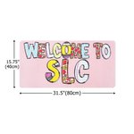 Personalized Cute Apple Pencil Doodle Letters Non-Slip Doormat with Title and Name Teacher Appreciation Back To School Gift for Teacher