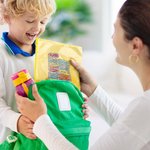 Personalised Dalmatian Dots Waterproof Mesh Zipper Pouch Snack Bag with Texts Back to School Camping Gift for Kids Friends