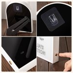 Veilleuse LED en Acrylique Personnalisée avec Texte Motif Tente Décoration à la Chambre Cadeau pour Amoureux de Camping