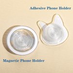 Personalized Cute Pet Portrait Phone Grip Holder Cell Phone Accessories Birthday Gift for Pet Lovers